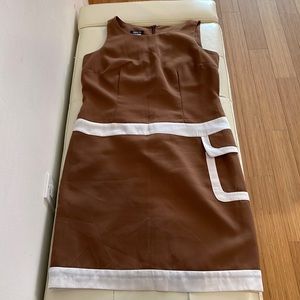 Brown/ White  Dress- Size 6